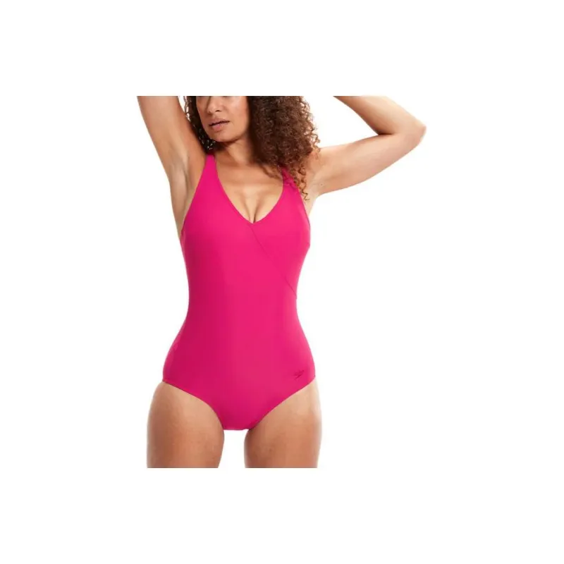 Speedo One piece Swimsuit Women's Cherry Red-1
