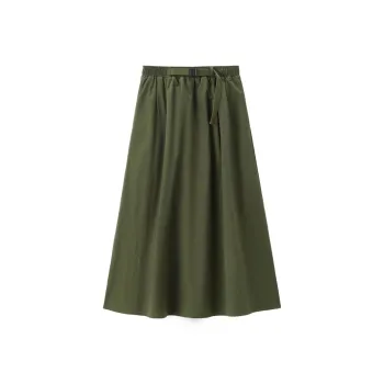 UNIQLO Casual Long Skirts Women's Army Green