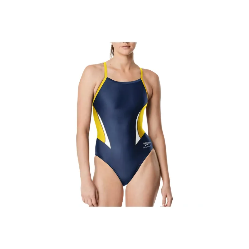Speedo Edge Spice Crossback One piece Swimsuit Women's-4