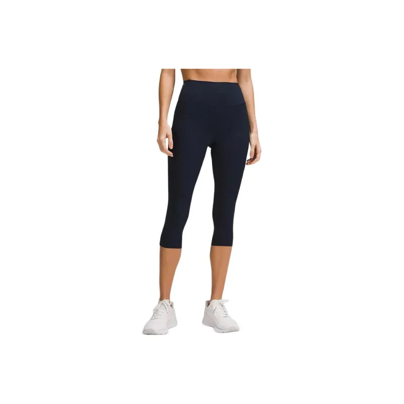 Lululemon Fast And Free High Rise Crop With Pockets 19' Sports Pants Women's-0