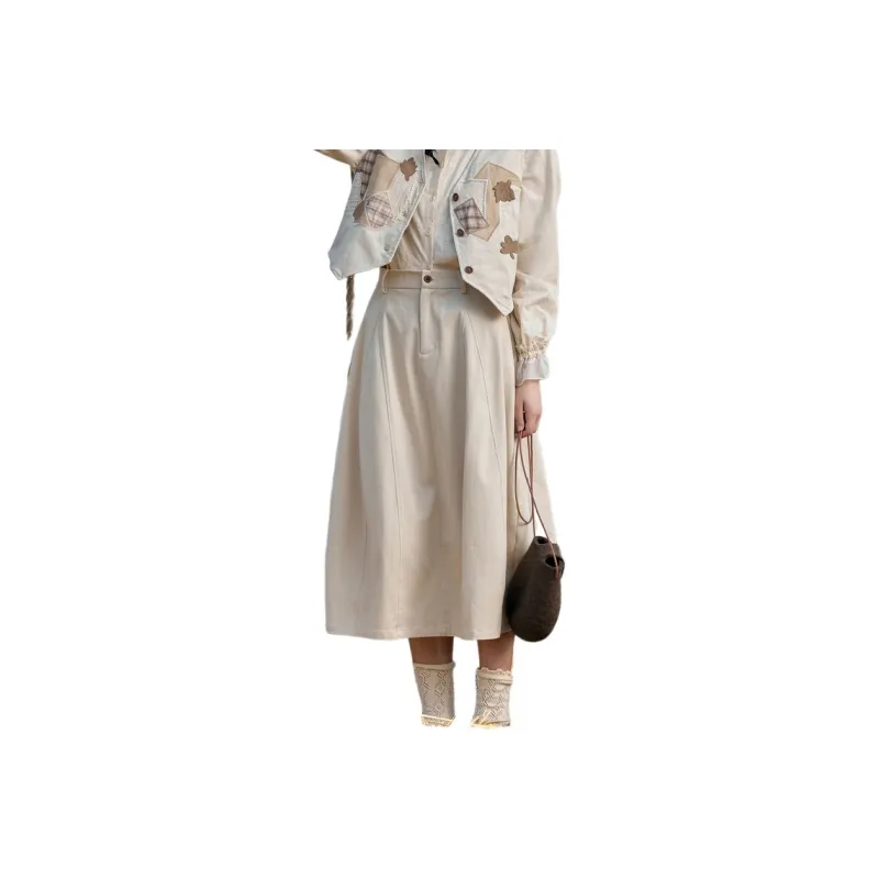 ZIHAN Casual Long Skirt Women's-5