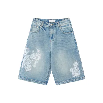 RUNTOTHEFUTURE Denim Shorts Women's Nostalgic Blue