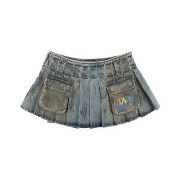 Starwalk Soldier Denim Short Skirts Women's Denim Blue