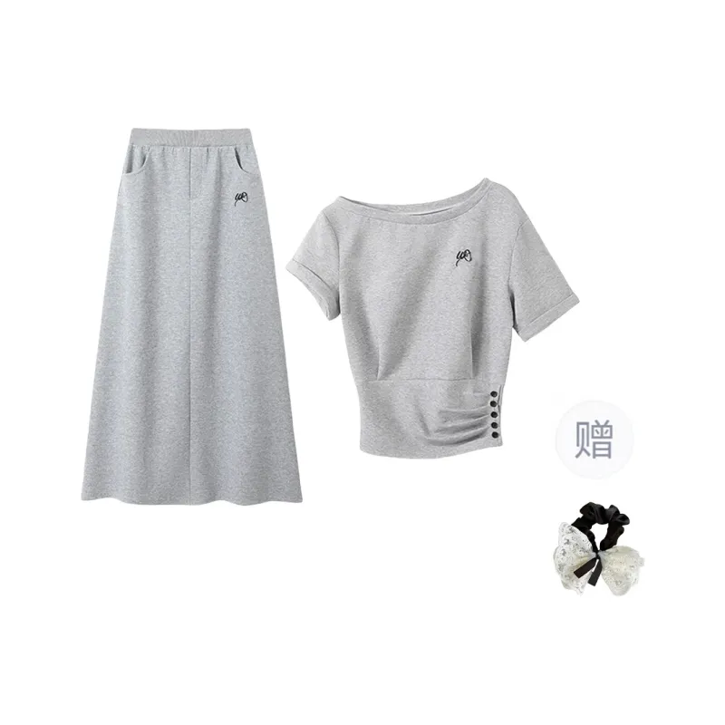 TUSHIFEI Two Piece Skirt Sets Women's-6