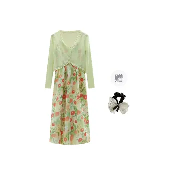 PAVEA Two Piece Skirt Sets Women's