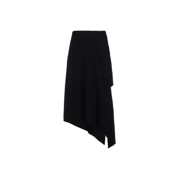 Yohji Yamamoto Casual Long Skirts Women's Black
