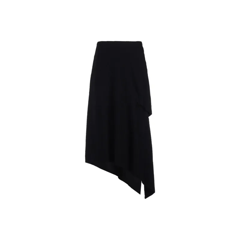 Yohji Yamamoto Casual Long Skirt Women's Black-0