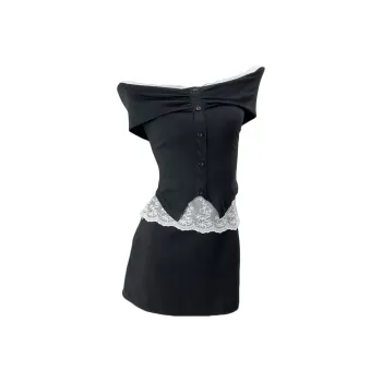 AURORA MUSE Skirt Set Women's Black