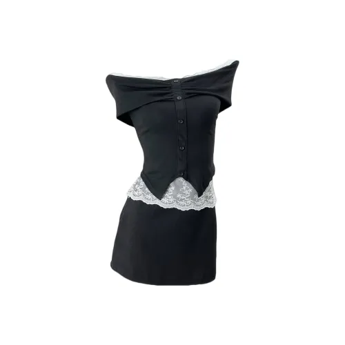 AURORA MUSE Skirt Set Women's Black