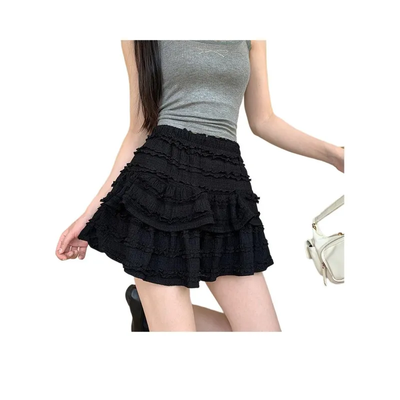 Mu Xiao Xin Casual Short Skirts Women's-5