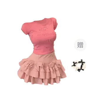 TURN UP Two Piece Skirt Sets Women's