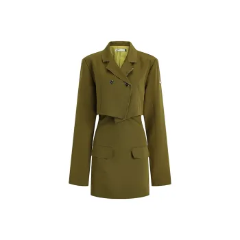 KEAB Skirt Set Women's Mustard Green