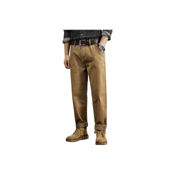 AOYU Jeans Unisex Light Army Green