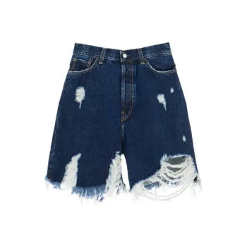Acne Studios Denim Shorts Women's Blue