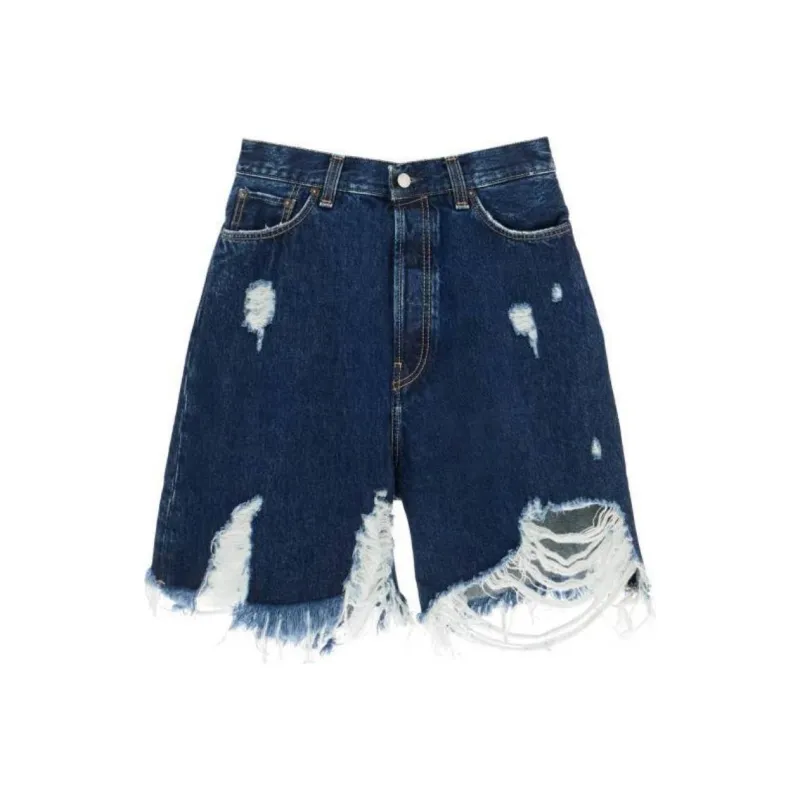 Acne Studios Denim Shorts Women's Blue-0