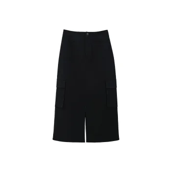 Fstudio Casual Long Skirts Women's Black