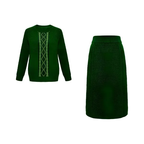 DIFFIE RIEGER Skirt Set Women's Moss Green