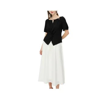 GOELIA Two Piece Skirt Sets Women's 00B Black