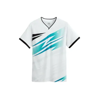 Kawasaki Match Clothing Collection Badminton Jersey Women's White Blue