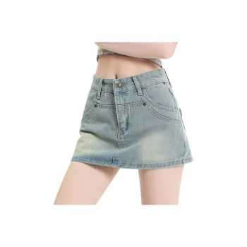 Shuhao Bai Denim Shorts Women's Blue