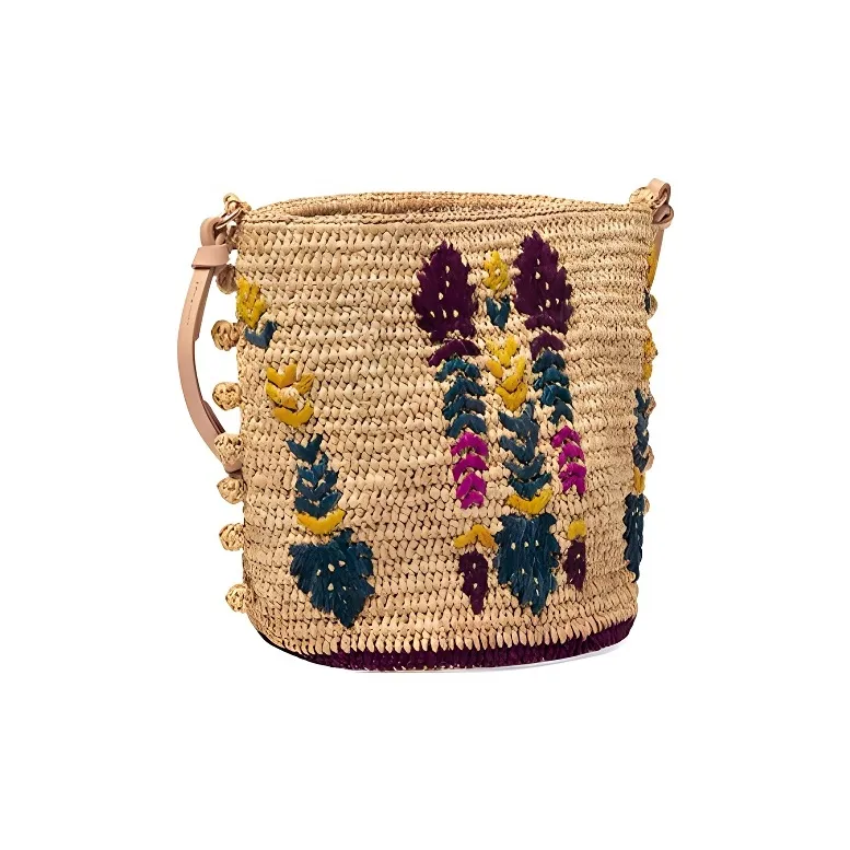 Vanessa Bruno Raffia Bucket Bags Crossbody Bag Shoulder Bag Women's Multicolor-1