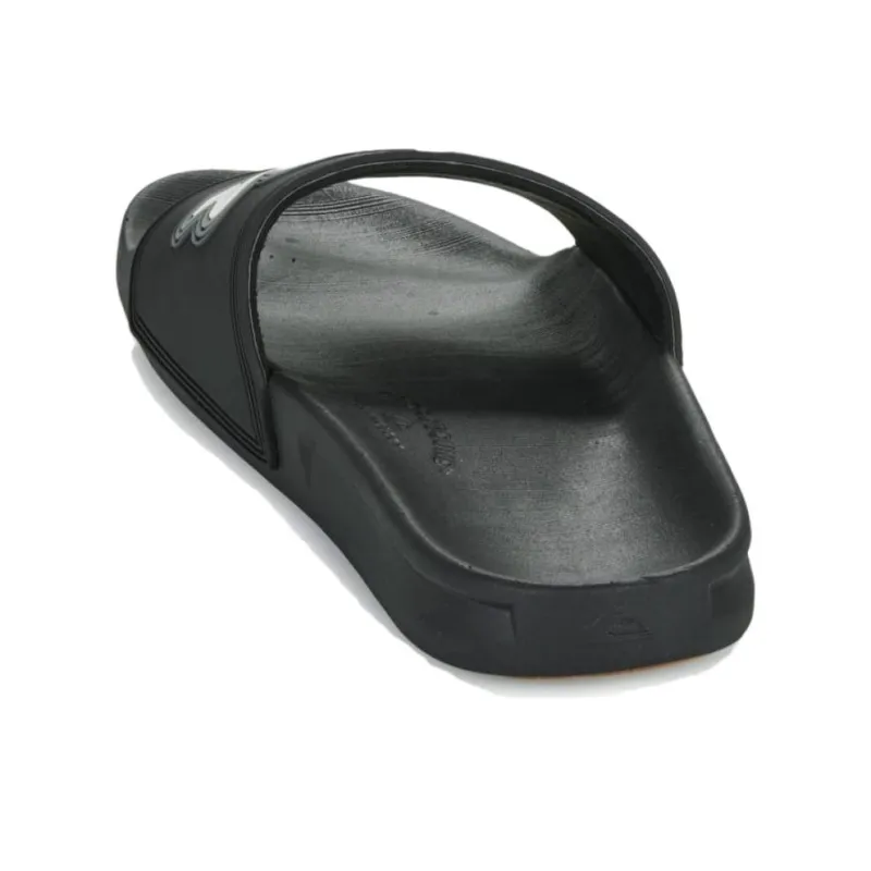 Quiksilver Rubber Sole Abrasion Resistant Slide Slippers Men's Black-3