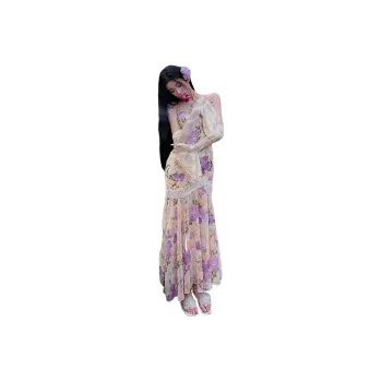 TUSHIFEI Skirt Set Women's Pink Apricot