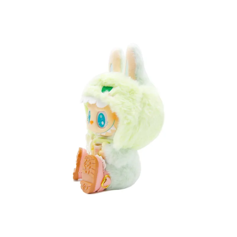 [Modified Doll] POP MART Labubu THE MONSTERS Sitting Party Collection Confused, Green Oo, Cute Hang Tag Box 15cm-1