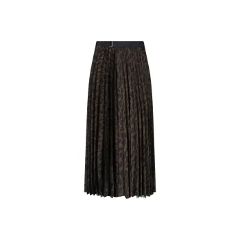 Sacai Leopard print Midi Skirt