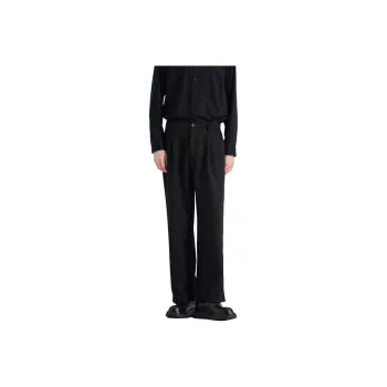 WILD LEADER Suit Trousers Men Lan Shadow Black[XXKW5138W61H]
