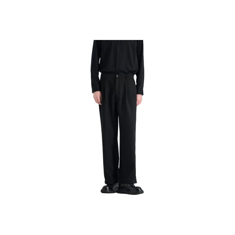 WILD LEADER Suit Trousers Men Lian Shadow Black[XXKW5138W61H]-0