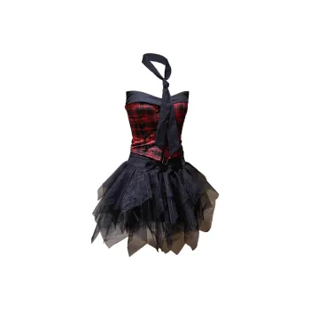 PAZZO Skirt Set Women's Red Black