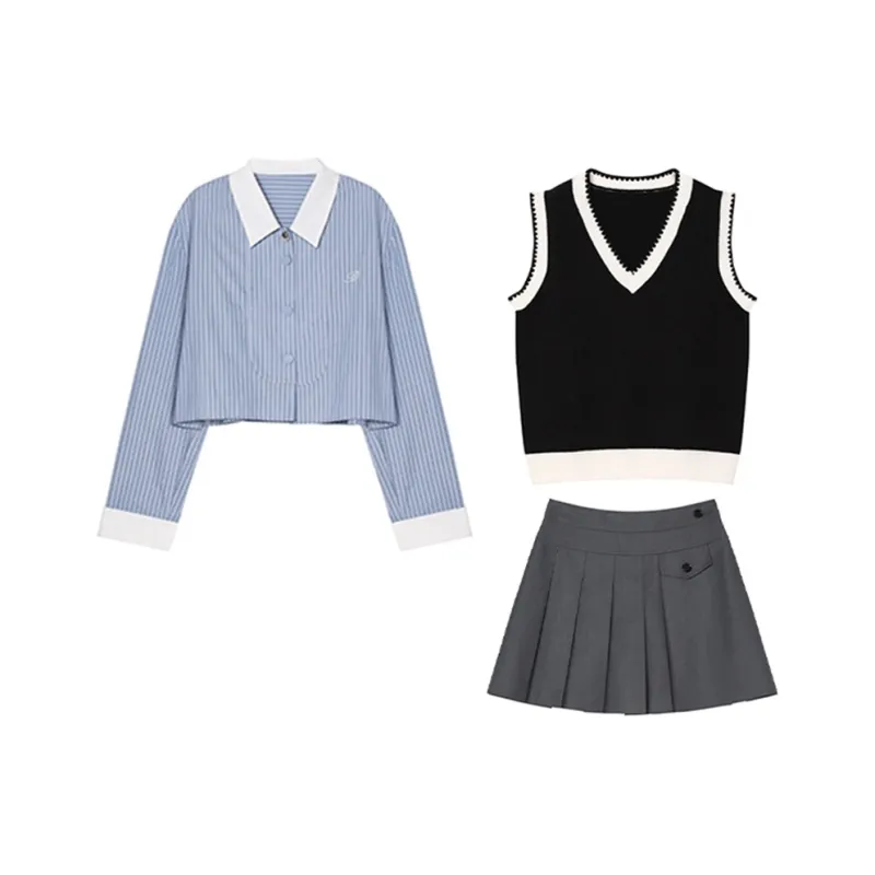 Icicofficial Two Piece Skirt Sets Women's-0