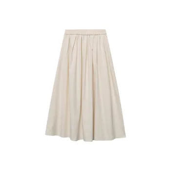 CHARM PICK Casual Short Skirts Women's Creamy Apricot