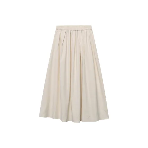 CHARM PICK Casual Short Skirts Women's Creamy Apricot