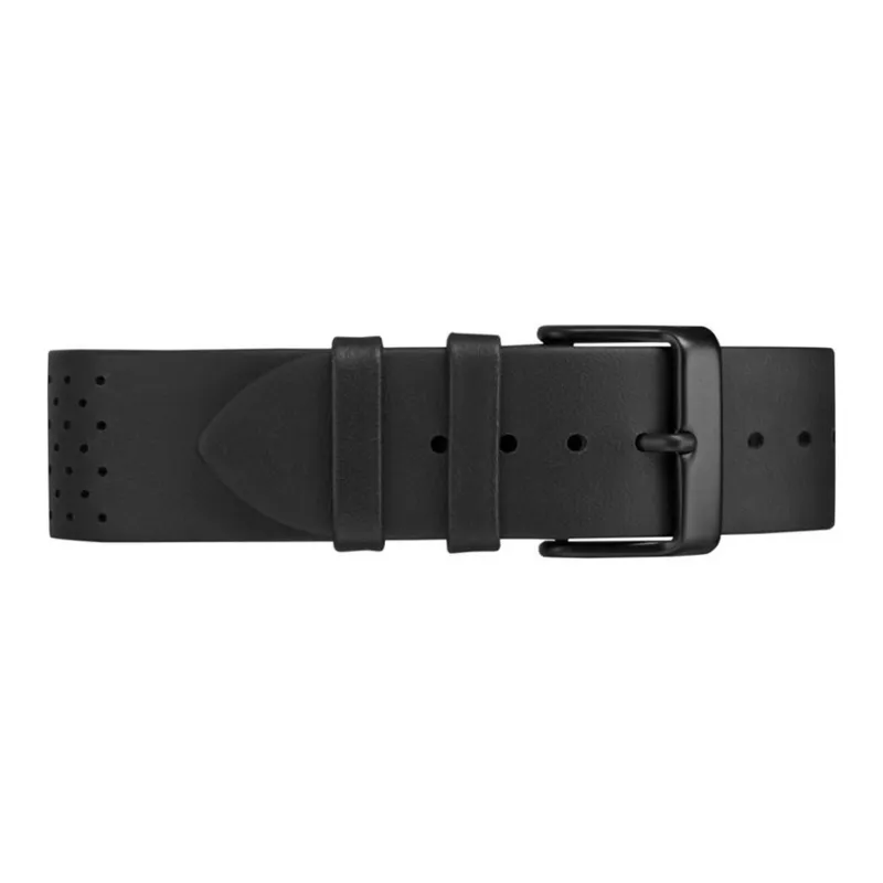 MONTBLANC Leather Belts Men's Black Width 3cm-1