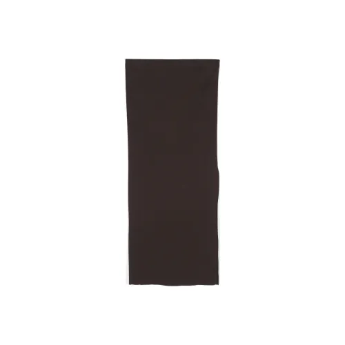 REMAIN BIRGER CHRISTENSE 초콜릿 여성 캐주얼 롱 스커트