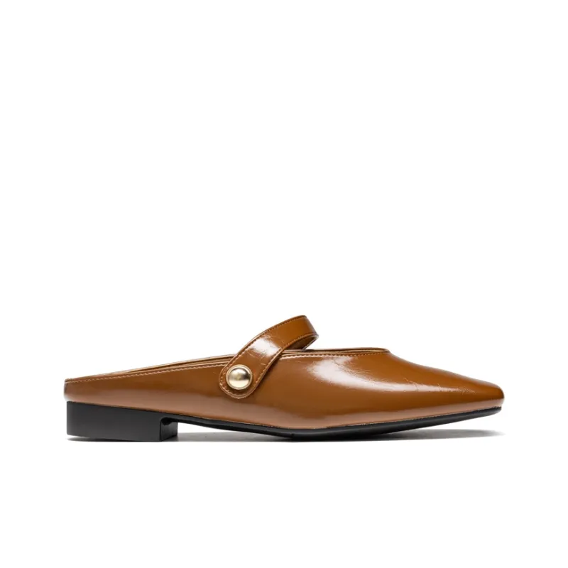 AOKANG Casual Single Shoes Women's Light Brown-1