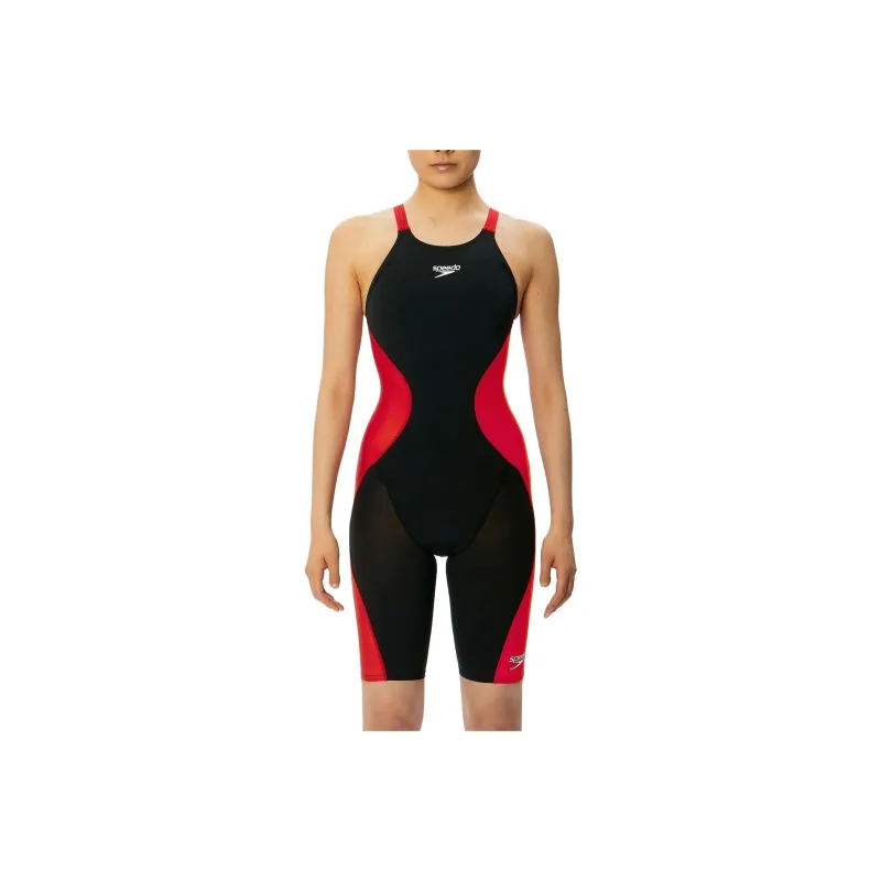 Speedo One piece Swimsuit Women's Black Red-0