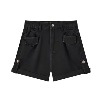 EICHITOO Denim Shorts Women's Black
