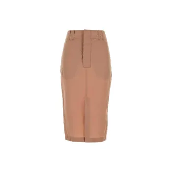 SAINT LAURENT Front Slit Pencil Skirt