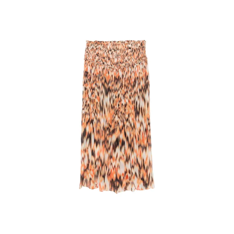 ISABEL MARANT ETOILE Rolande Abstract Patterned Maxi Skirt-0