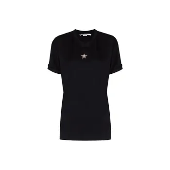 Stella McCartney Star Embellished Crewneck T Shirt