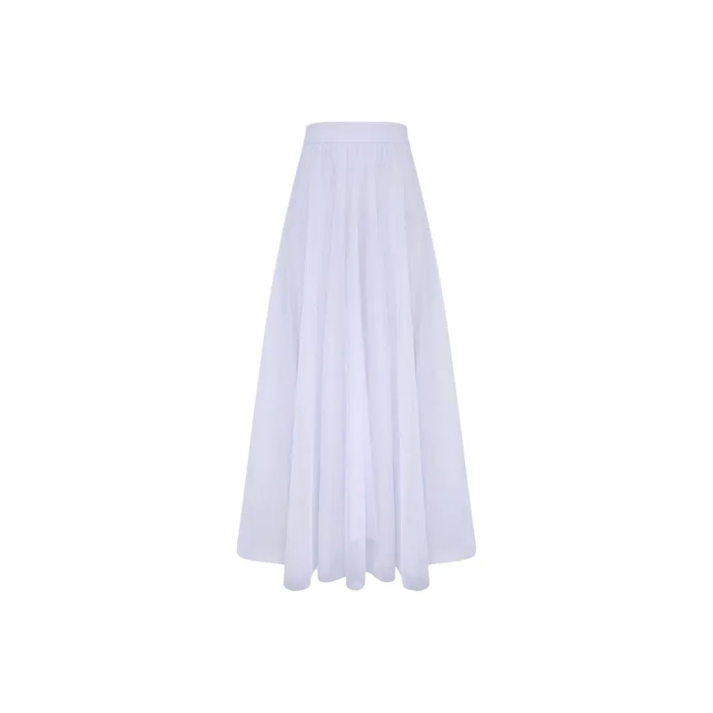 Zimmermann Casual Long Skirt Women's Light Blue-0