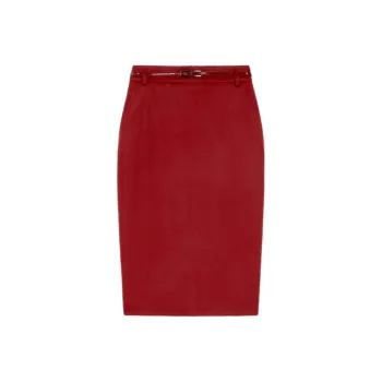 MaxMara Studio Casual Long Skirt Women's Red