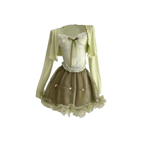 COVER TIME Two Piece Skirt Sets Women's