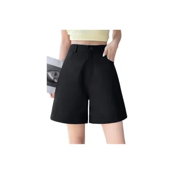 JEANSWEST Cooling Comfortable Everyday Fashion Versatile High Rise A Shaped Wide Leg With Hip Coverage Summer Women's