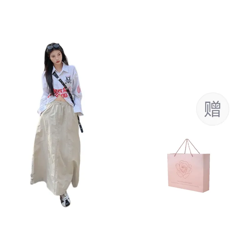 ZAZN Casual Long Skirts Women's-6