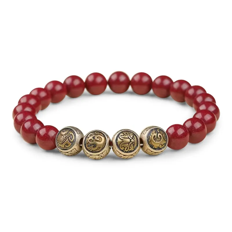 CMFY Cinnabar Jade Bracelets Unisex-0