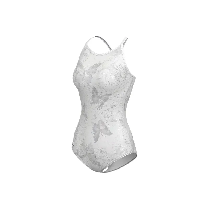 TOSWIM One piece Swimsuit Women's Snow Butterfly Cloud Shadow-0